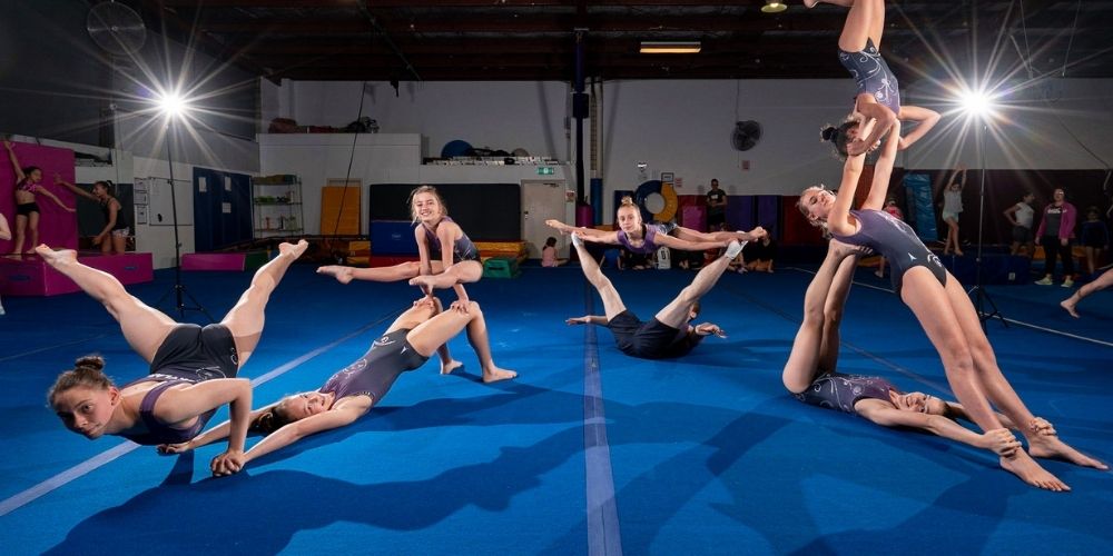 Girls gymnastic routine - Skylark Sports