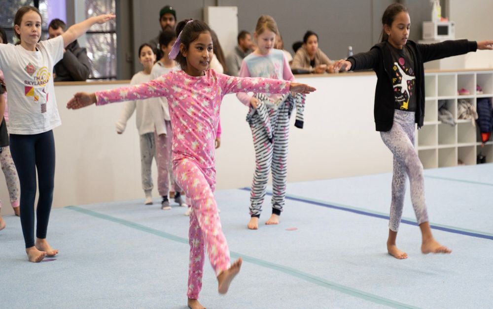 Gymnastics routines by kids - Skylark Sports