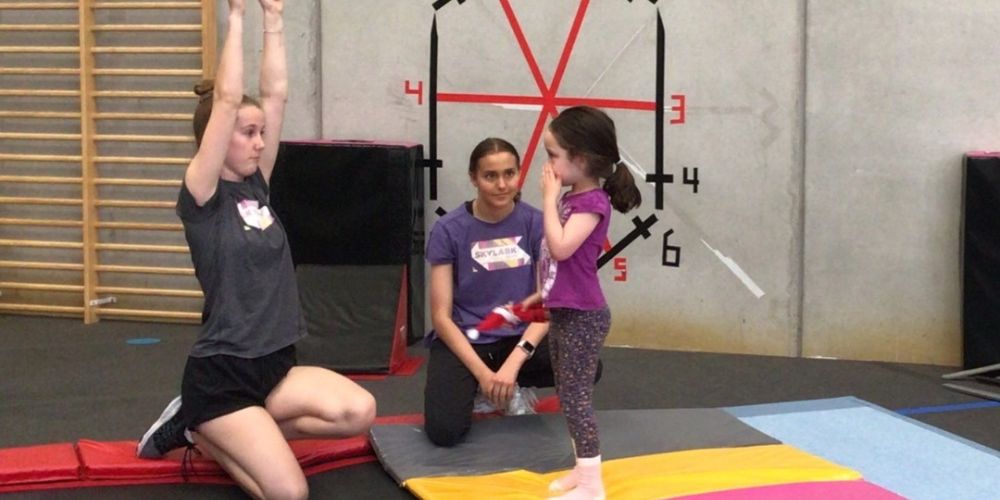 Kids gymnastic routine at home - Skylark Sports