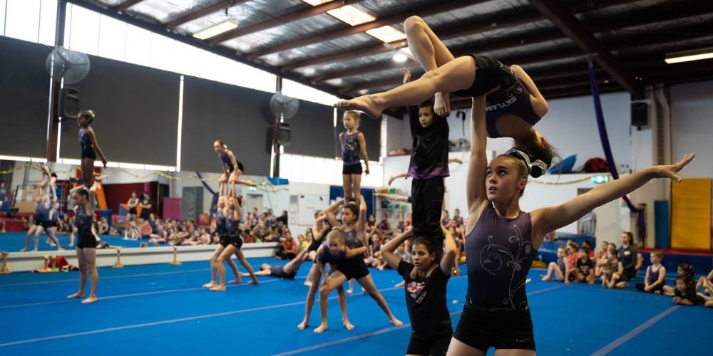 Gymnastics routine activities, gymnastics floor activities - Skylark Sports