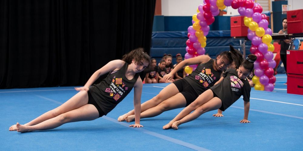 Kindergym floor exercise - Skylark Sports